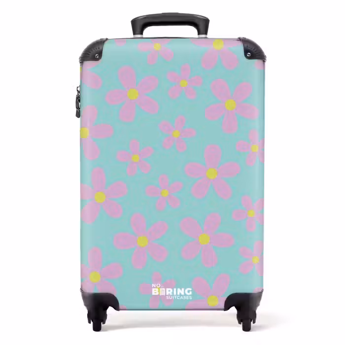 Koffer - Madeliefjesmania mint