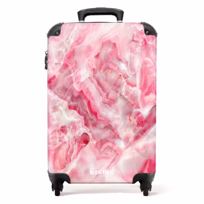 Koffer - Marmer - Roze Kwarts Marmer