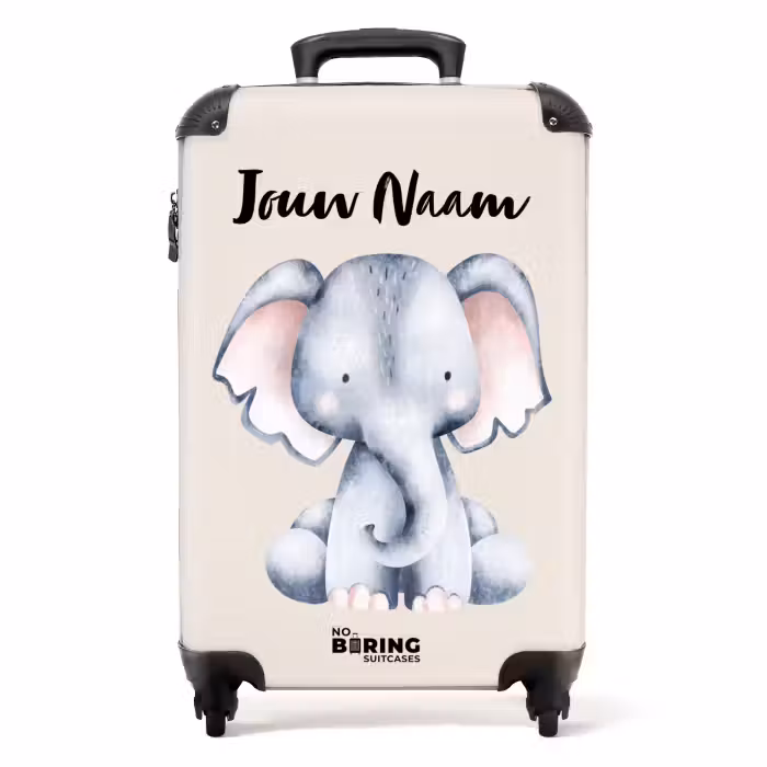 Koffer met naam - Oane Olifant