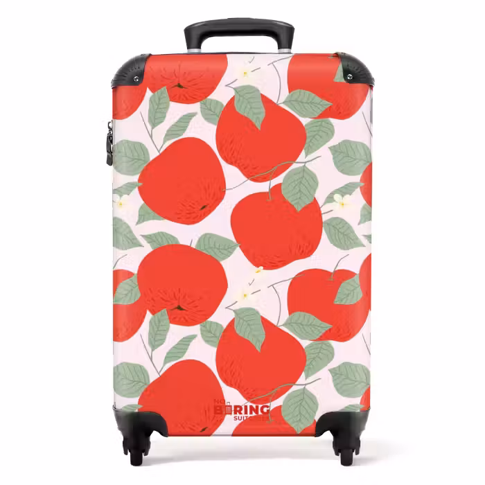 Koffer - Pastel fruit - Appels