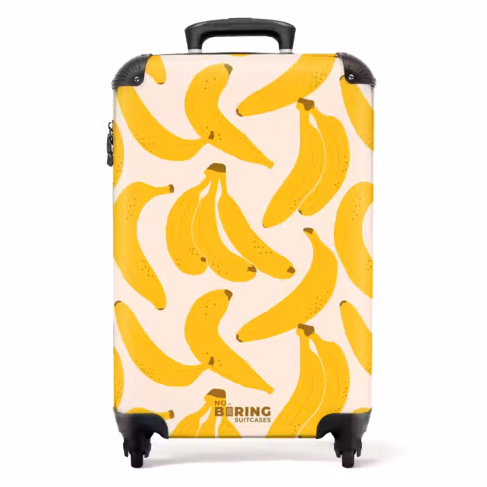 Koffer - Pastel fruit - Bananen