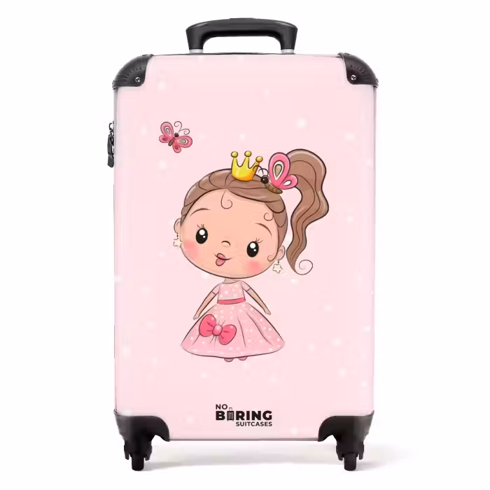 Koffer - Prinsesje roze
