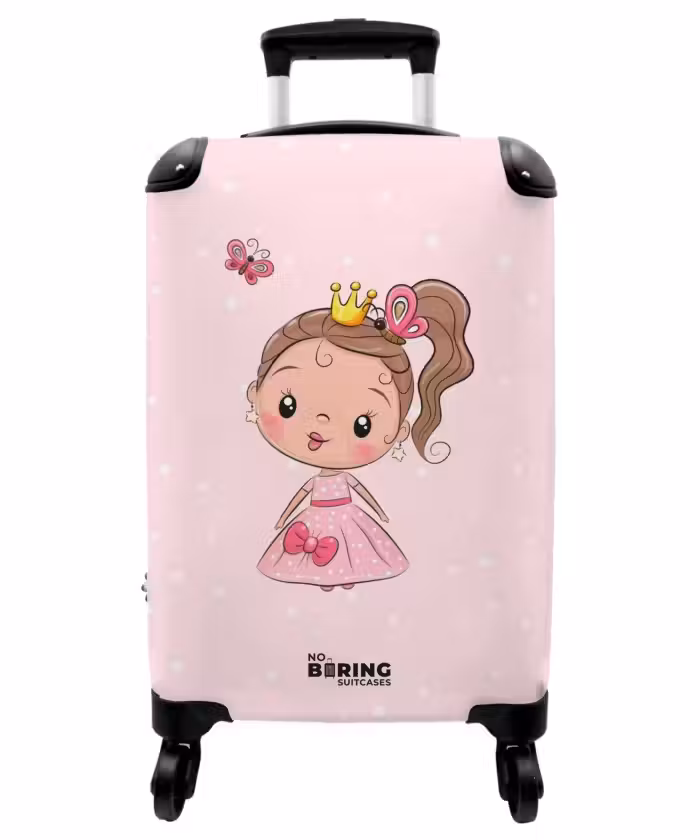Koffer - Prinsesje roze