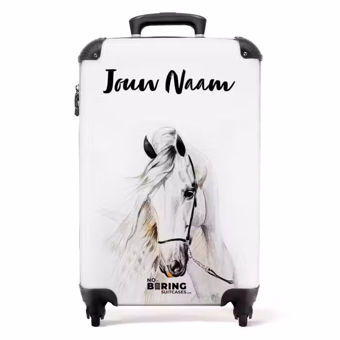 Koffer met naam - Snowflake