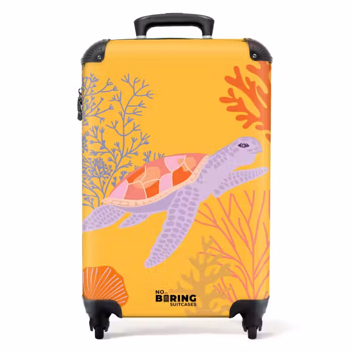 Koffer - Summer memories - Zeeleven met schildpad