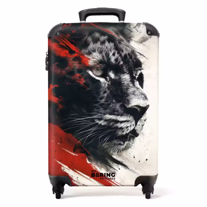 Koffer - Tattoo style- Schaduw van de Panter