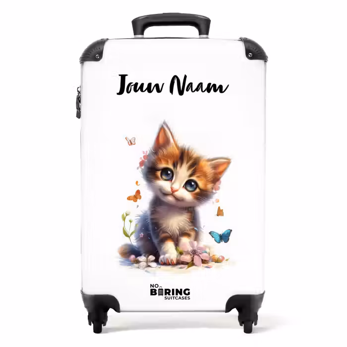 Koffer met naam - Vera vlinderkitten