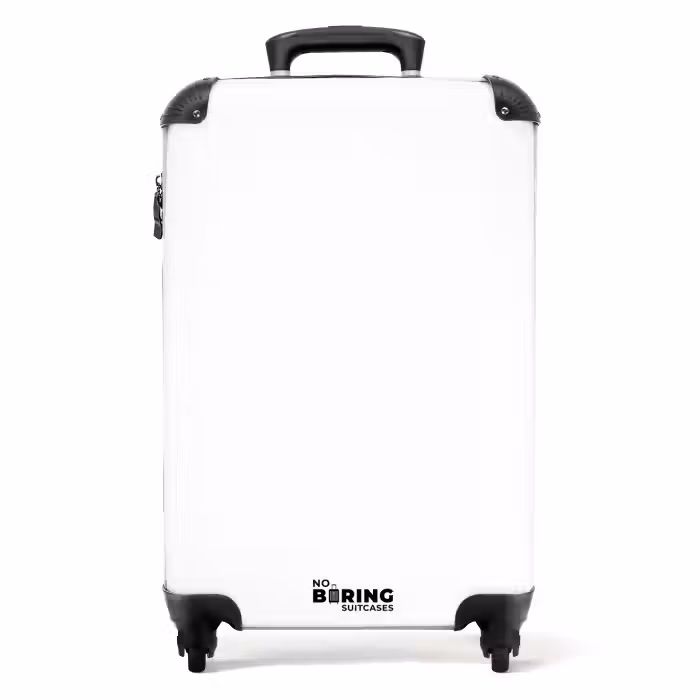 Koffer - Witte print
