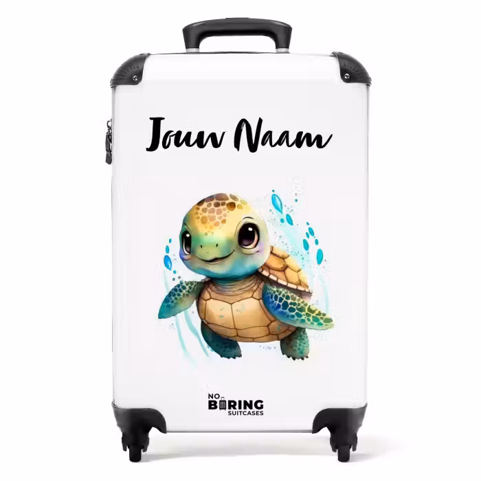 Koffer met naam - Ziggy Zeeschildpad