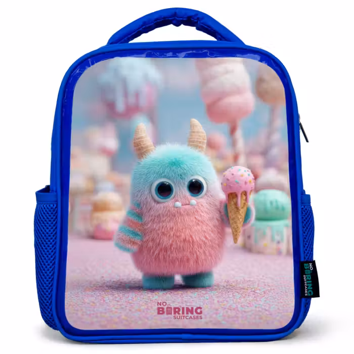 Kinderrugzak - Blauw - Zoet Monstersnoep Avontuur