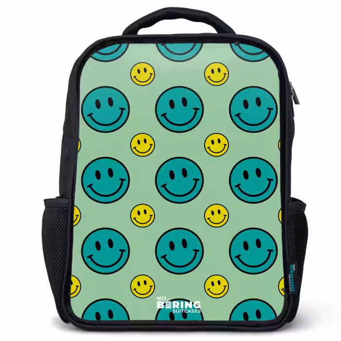 Kinderrugzak - Zwart - All smiles groen