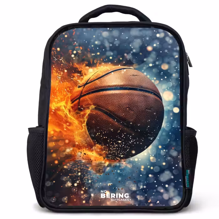 Kinderrugzak - Zwart - Bruisende basketbal