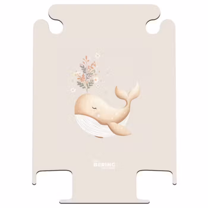 CaseSwap - Walvis in pastel beige kleuren