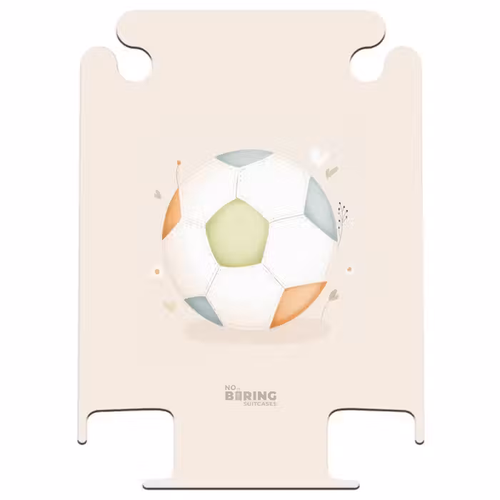 CaseSwap - Voetbal in beige pastel kleuren