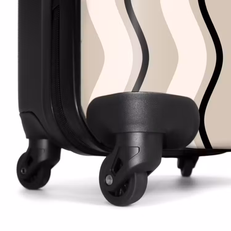 Koffer - Verticale golven in crème tinten — 6