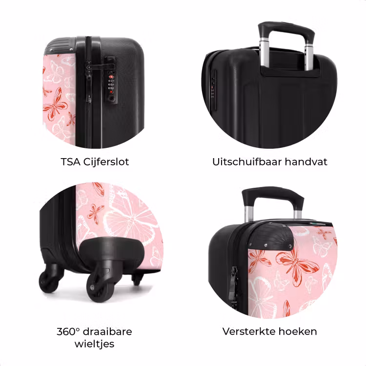 Koffer - Patroon van vlinders — 7