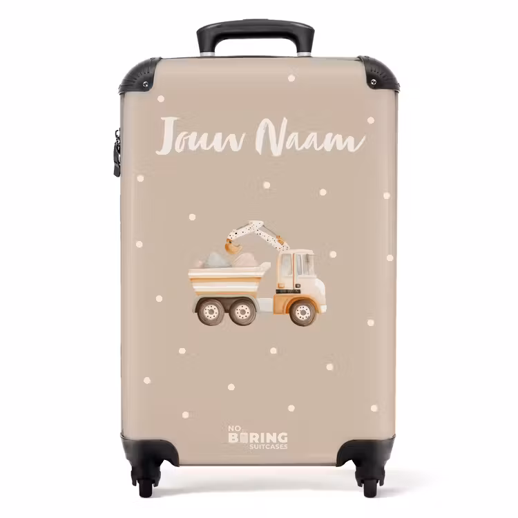 Koffer met naam - Stippeltruck — 1