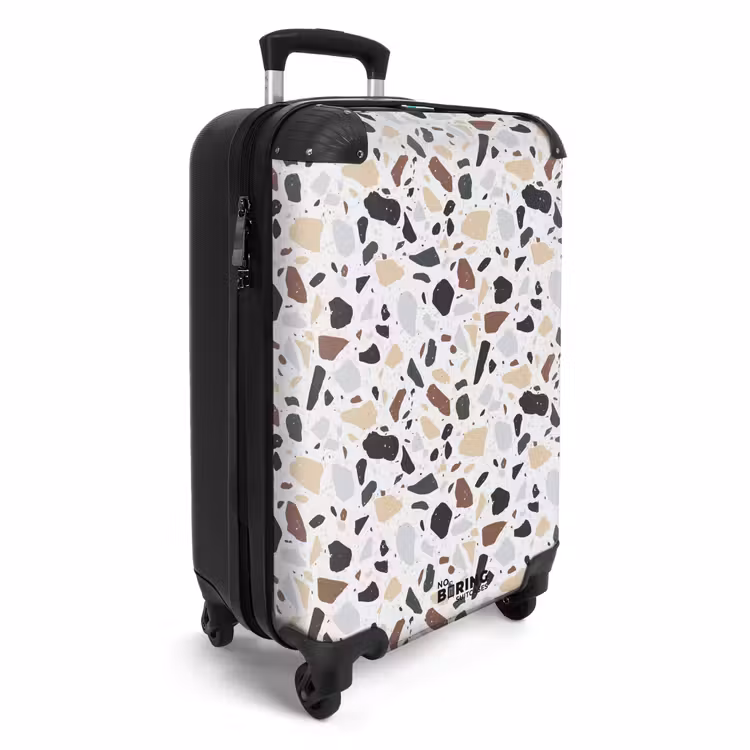 Koffer - Terrazzo natuurlijk kleurpatroon — 2