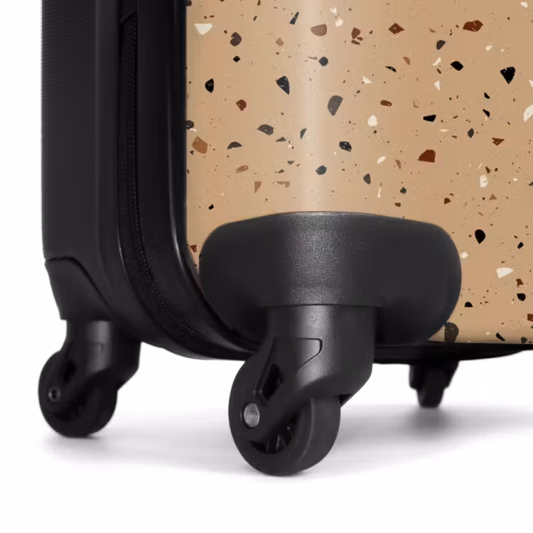 Koffer - Terrazzo patroon veelkleurig beige — 6