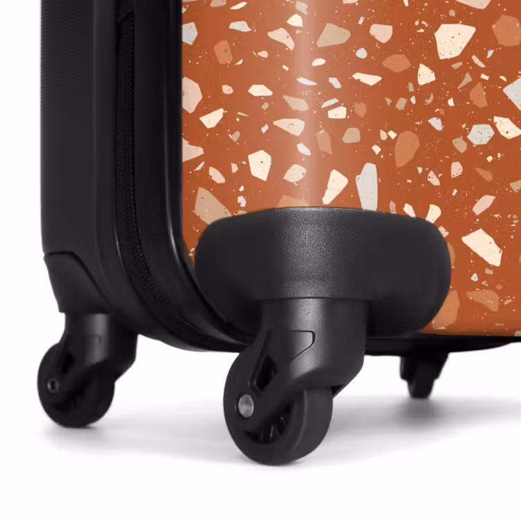 Koffer - Terrazzo patroon veelkleurig terracotta — 6