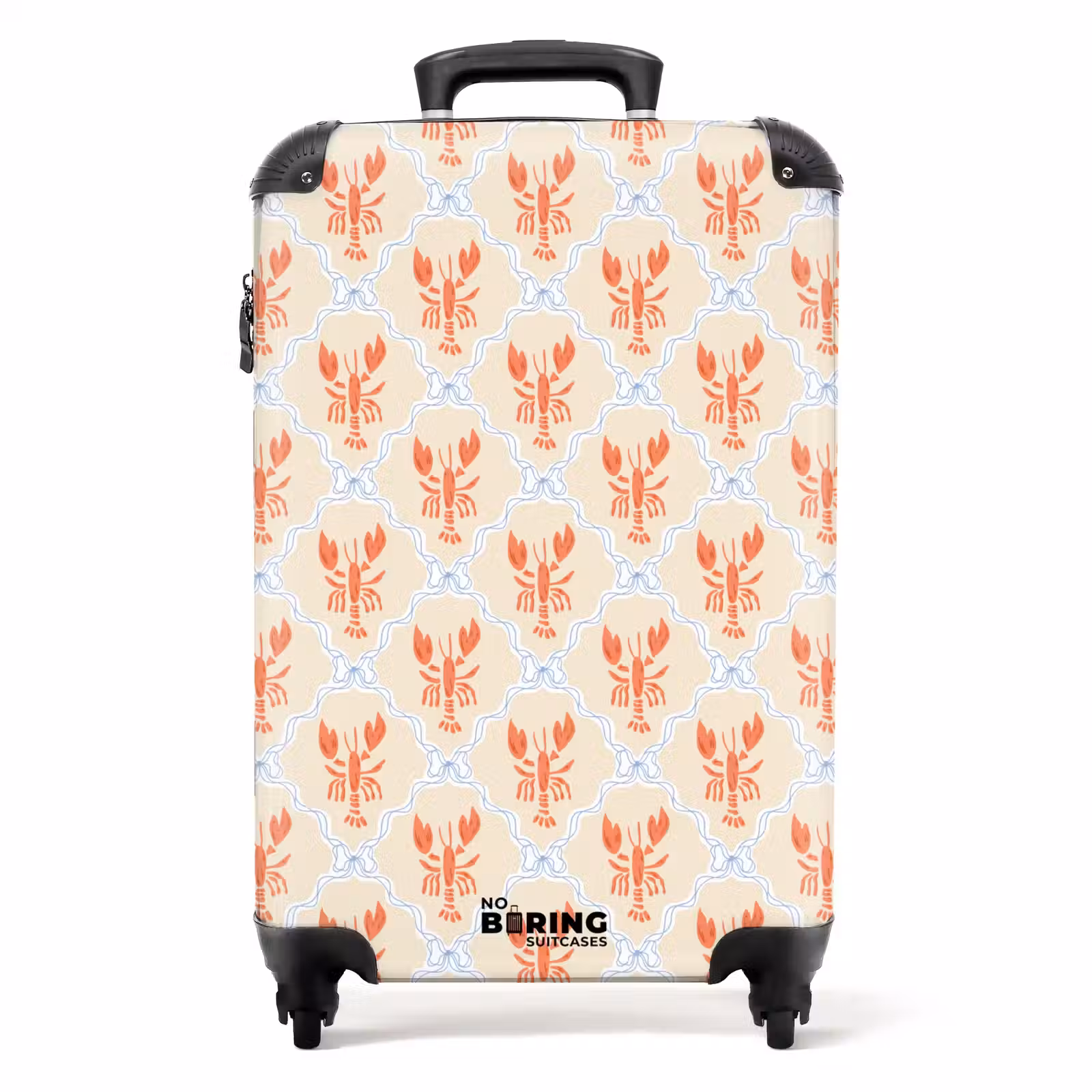 Koffer - Kreeft illustratie oranje — 1