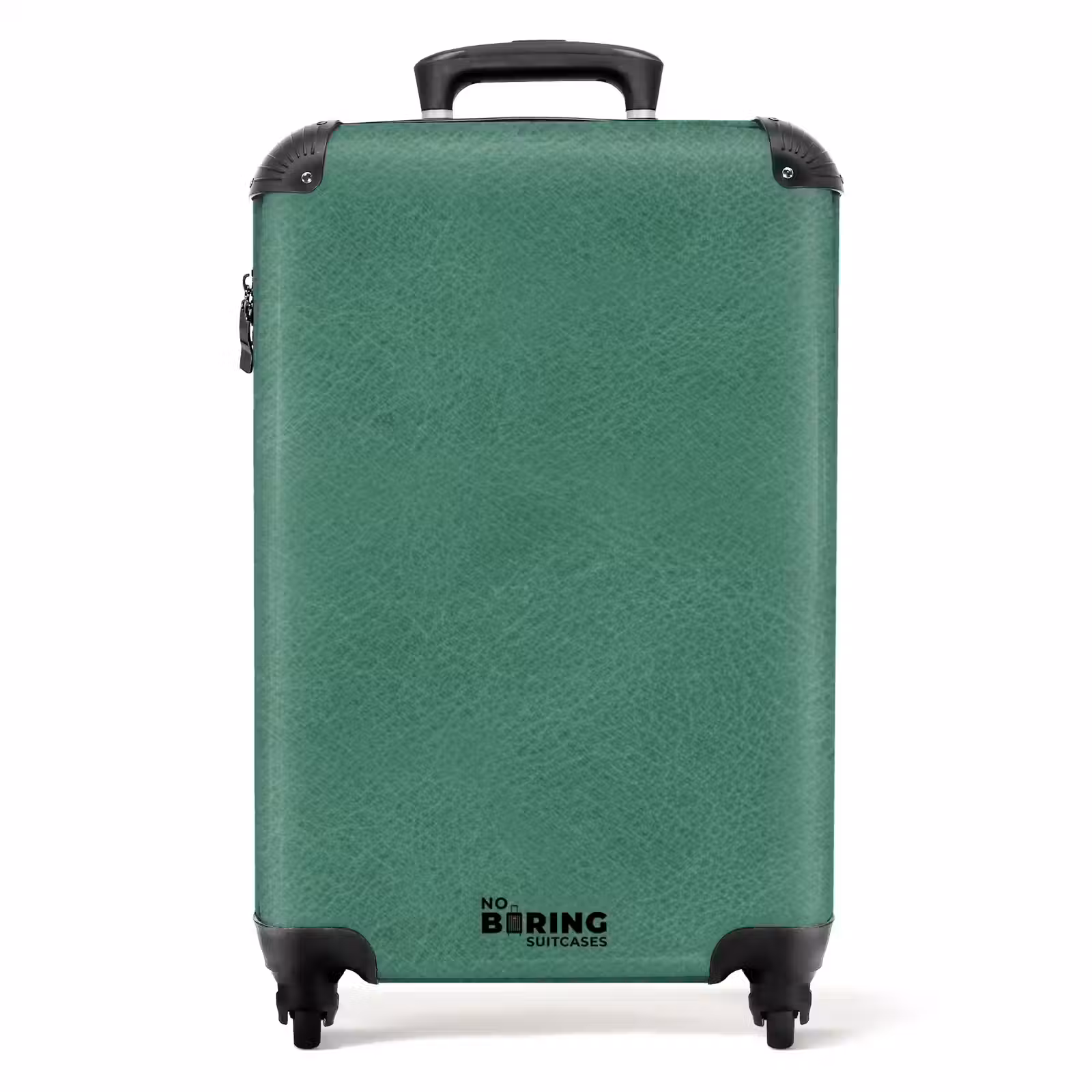 Koffer - Lederen look blauw groen — 1