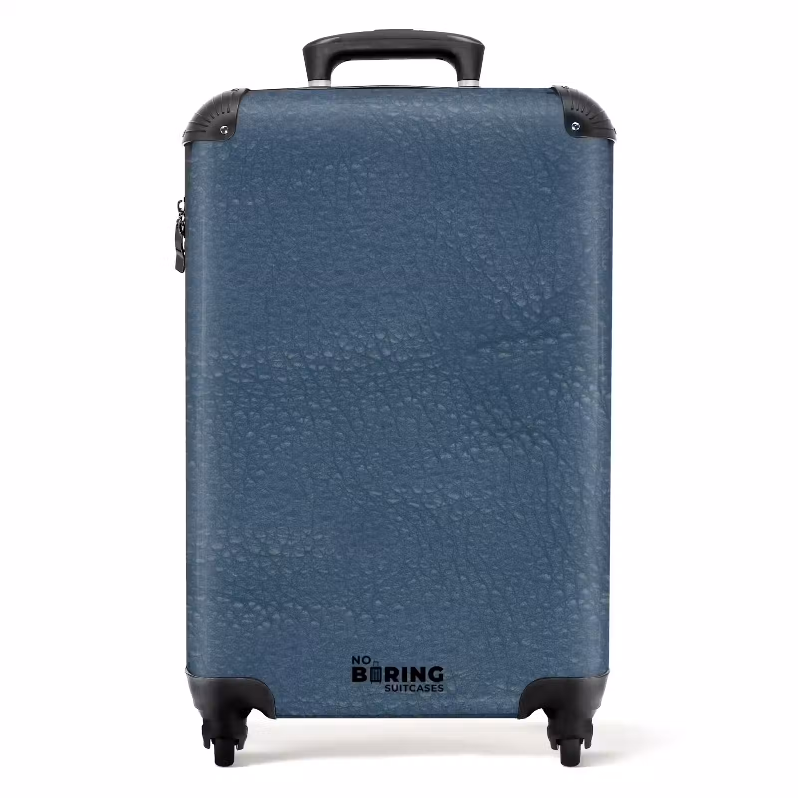 Koffer - Lederen look grijs blauw — 1