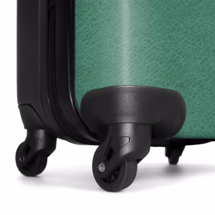 Koffer - Lederen look blauw groen — 6