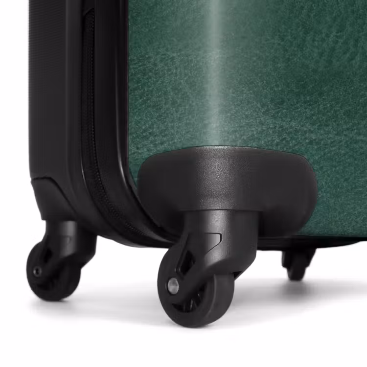 Koffer - Lederen look midden groen — 6
