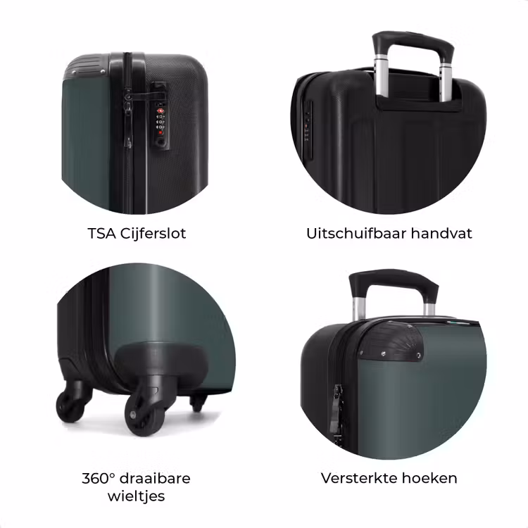 Koffer - Diep donkergroene tint — 7