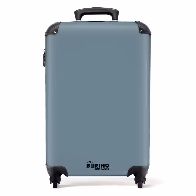 Koffer - Gedempte blauwgrijze tint — 1