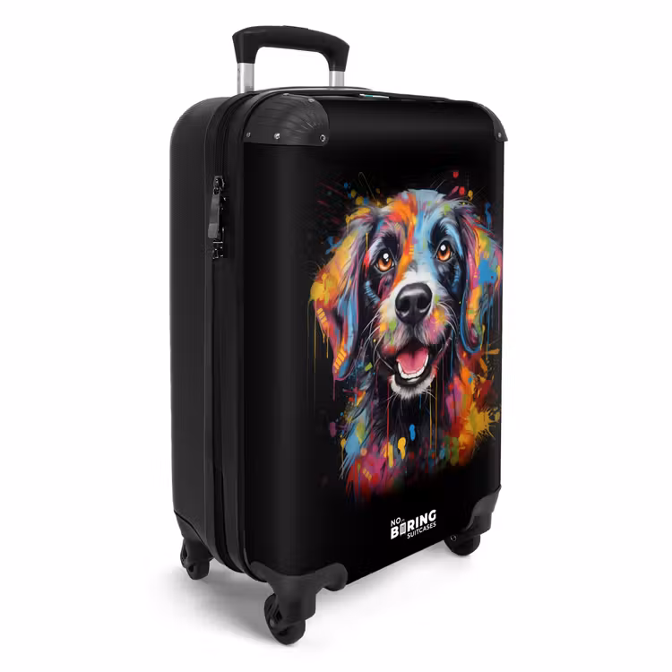 Koffer - Hond als kleurrijke graffiti art — 2