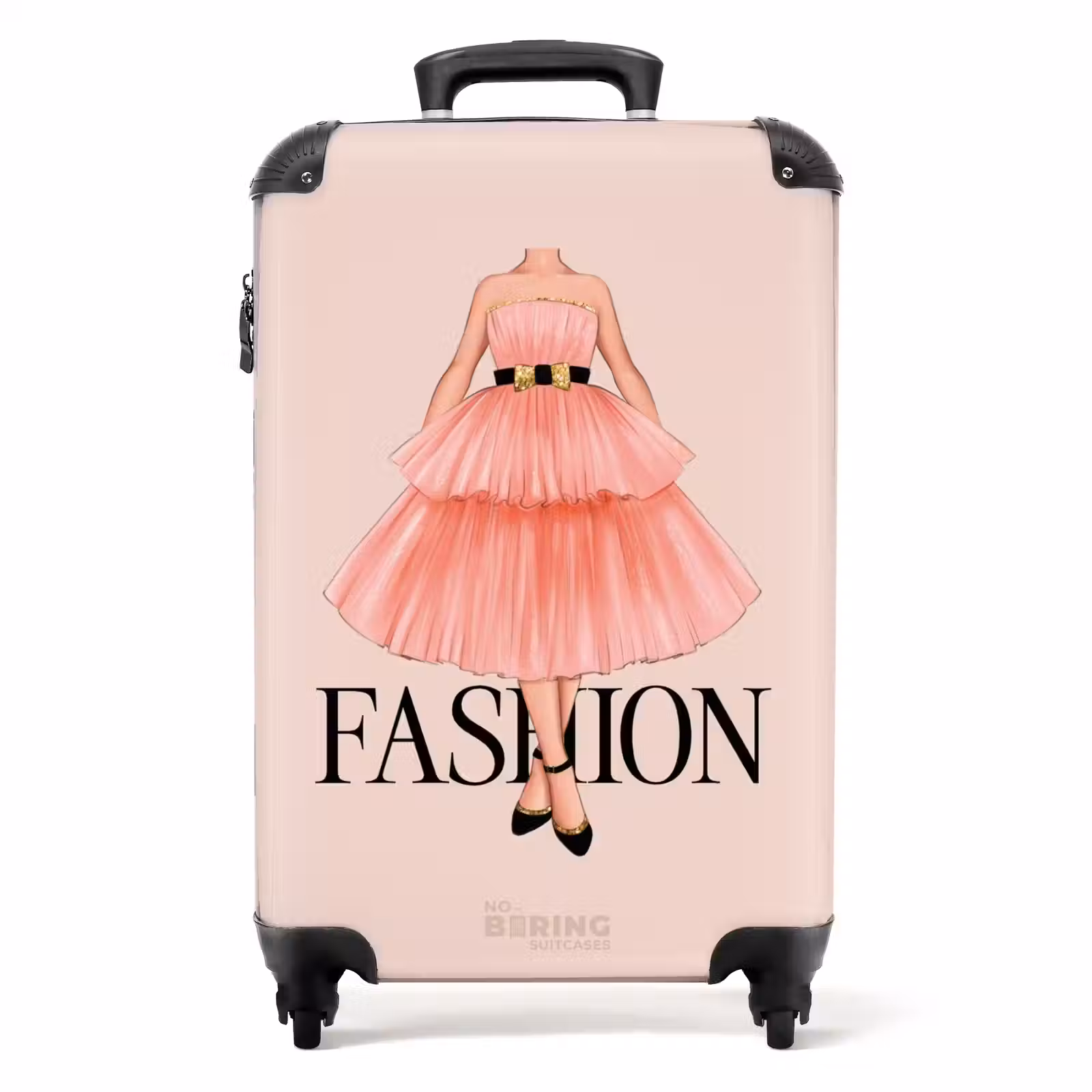 Koffer - Fashion - Perzikkleurige Jurk — 1