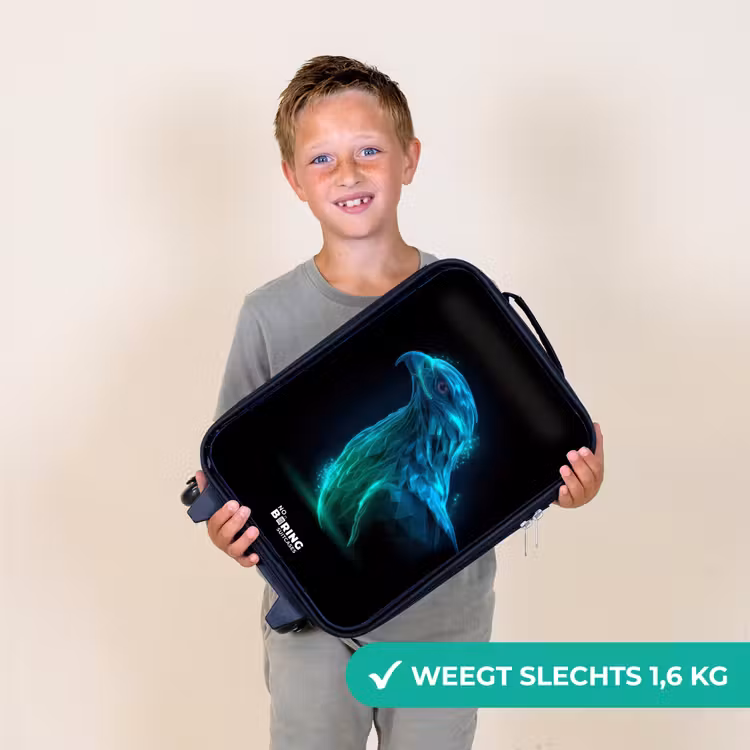 Kinderkoffer - Digitale adelaar in profiel — 2