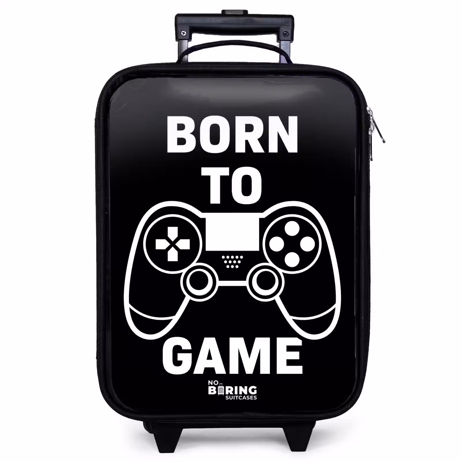 Kinderkoffer - Qoute met controller in zwart wit — 1