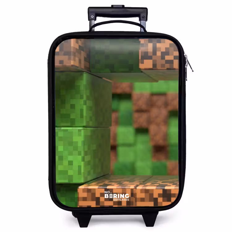Kinderkoffer - Close-up met pixelachtige blokken — 1