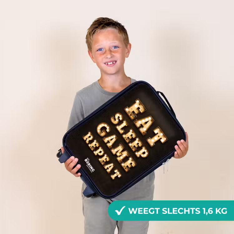 Kinderkoffer - Qoute met licht — 2