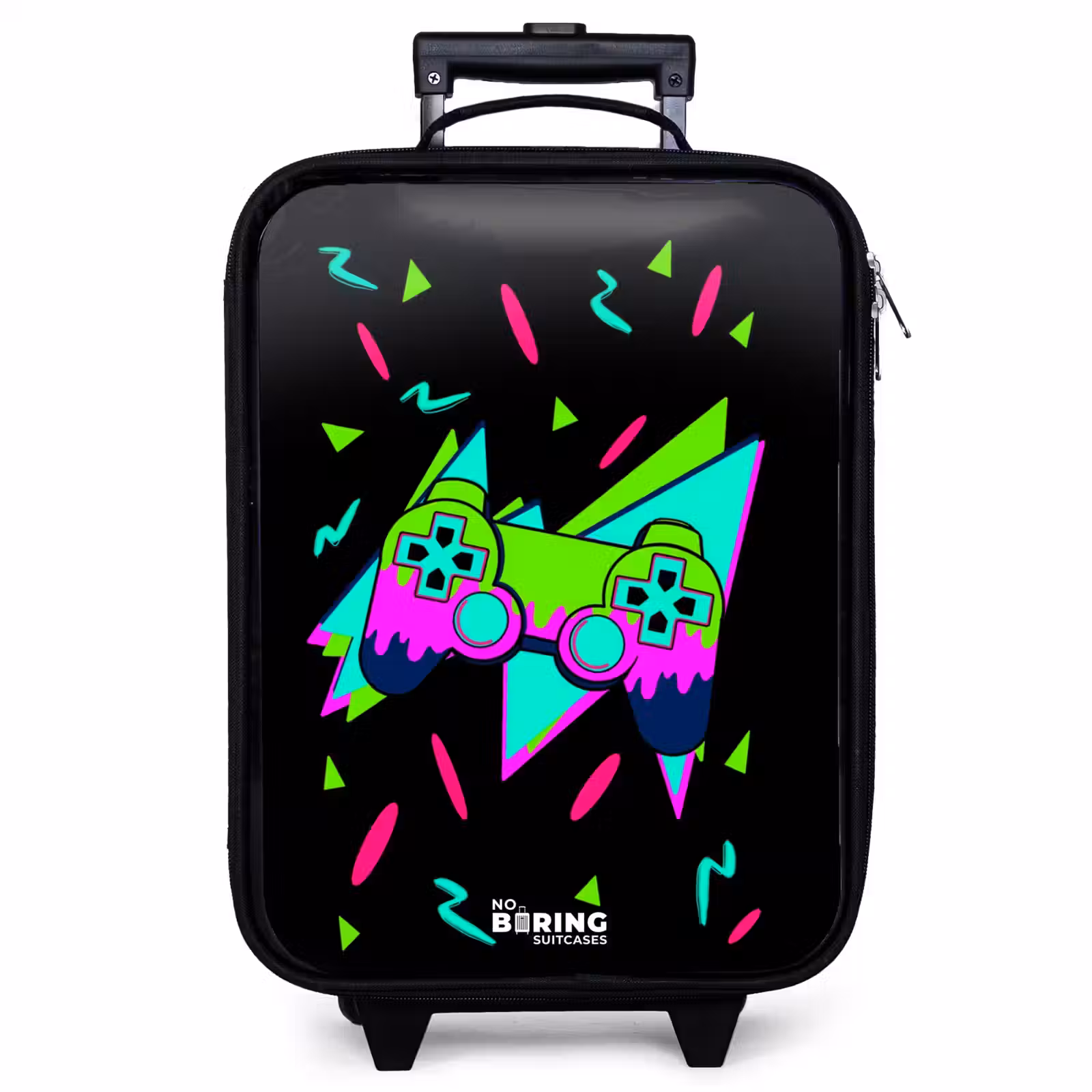 Kinderkoffer - Neon controller op zwart — 1