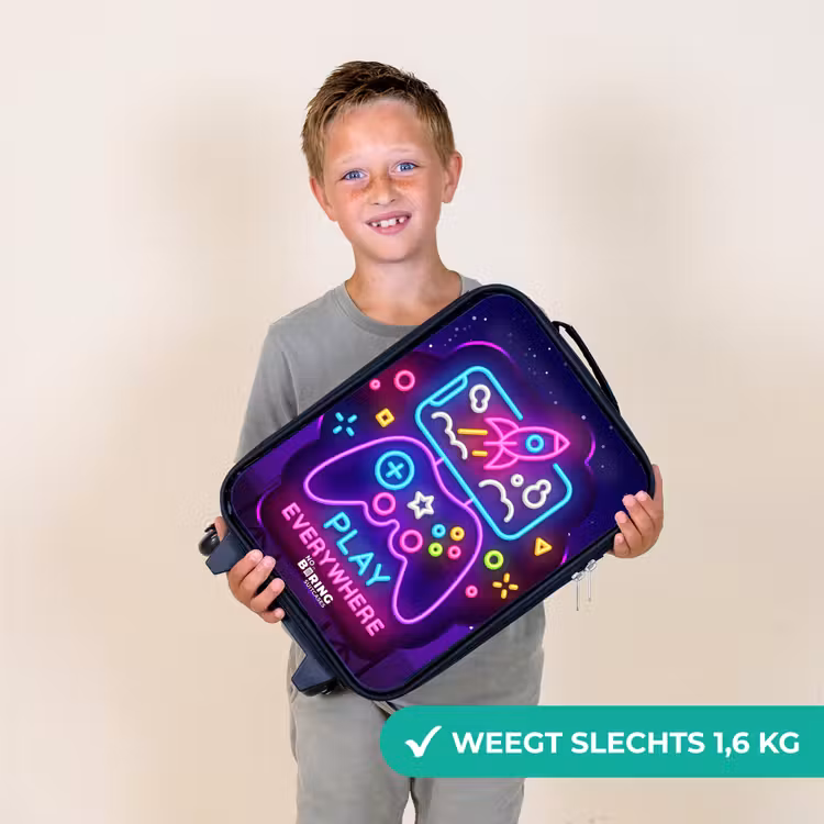 Kinderkoffer - Neonbord met controller — 2