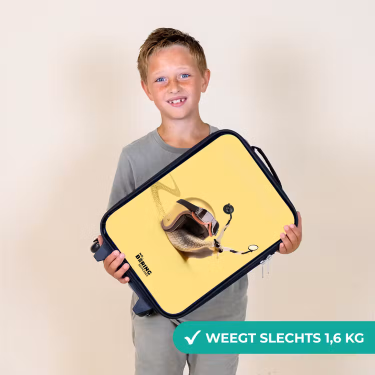 Kinderkoffer - Slak met motorhelm — 2