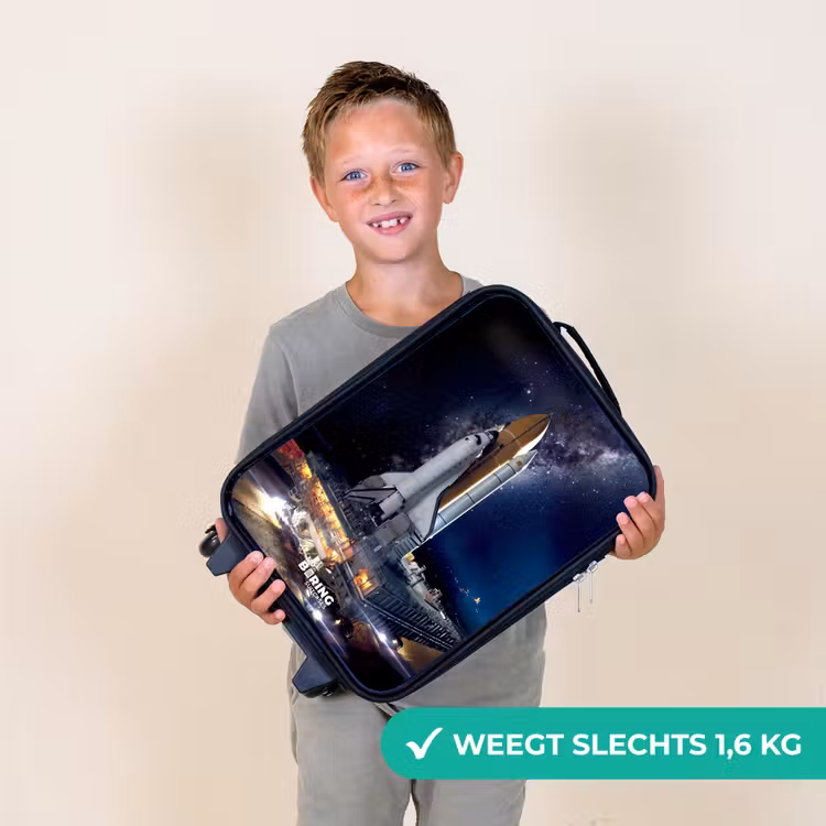 Kinderkoffer - Spaceshuttle die kan opstijgen — 2