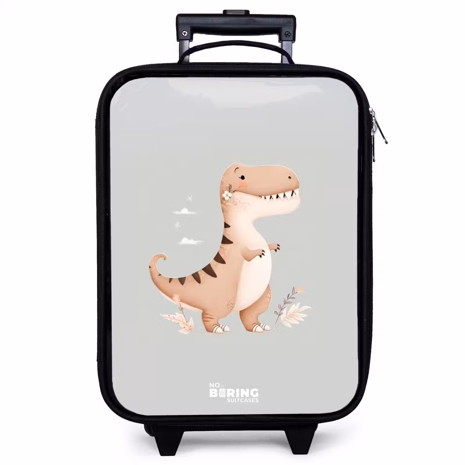 Kinderkoffer - Dino in beige en grijze kleuren — 1