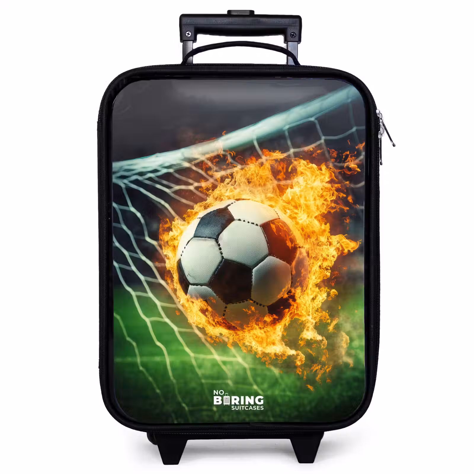 Kinderkoffer - Vuurvoetbal in doelnet vastgelegd — 1