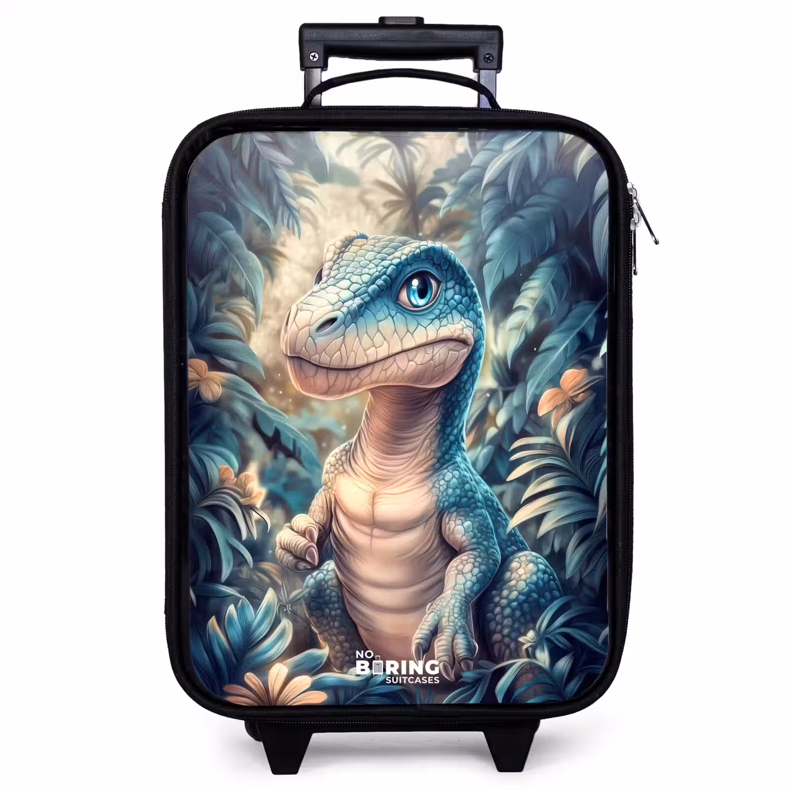 Kinderkoffer - Dino in mystieke jungle met maanlicht — 1