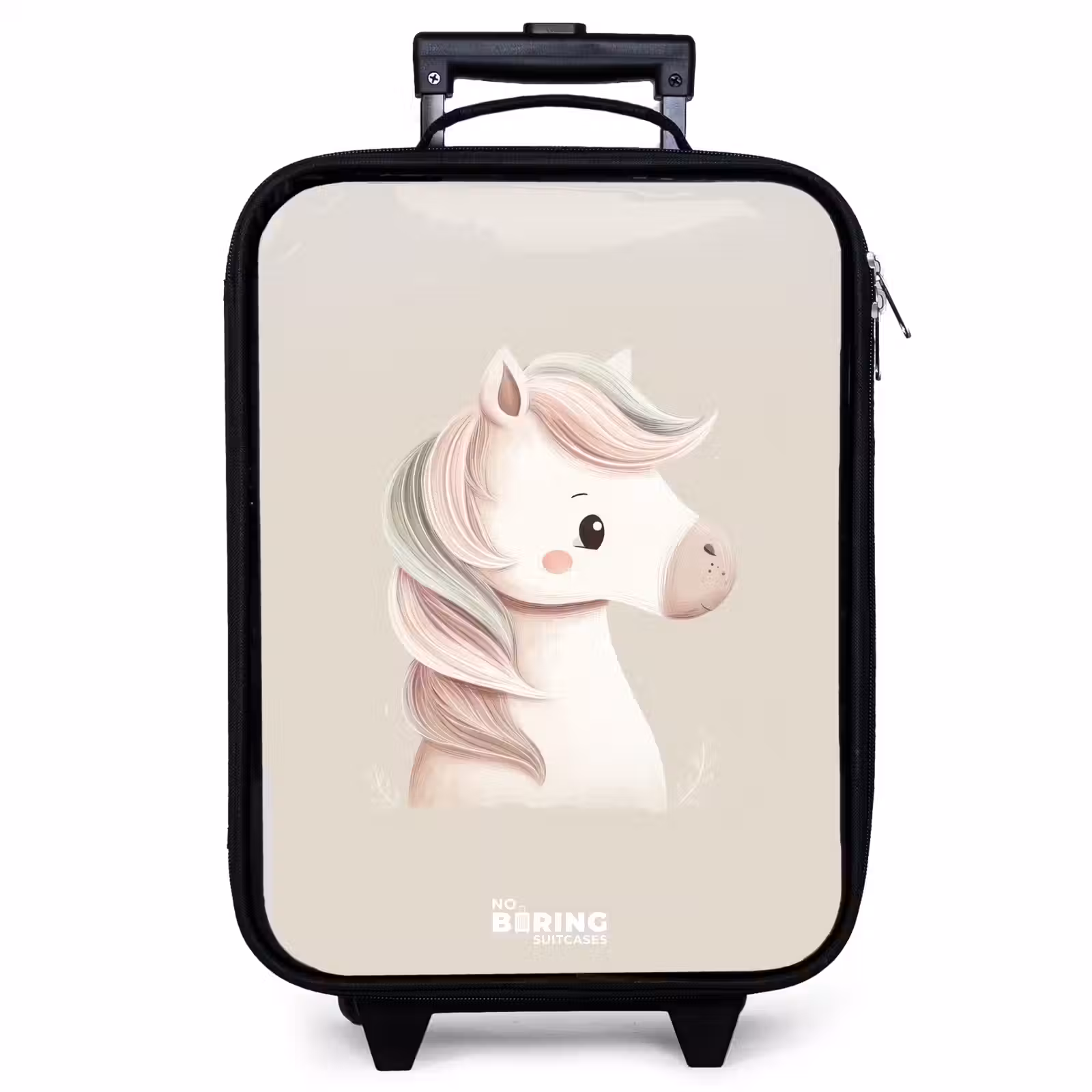 Kinderkoffer - Pony in roze pastel kleuren — 1