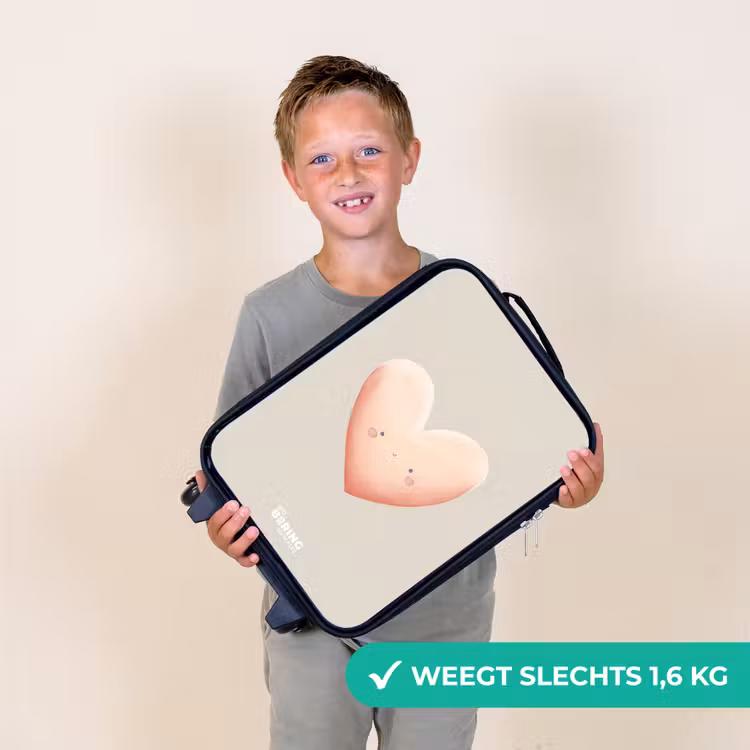 Kinderkoffer - Hart in pastel kleuren — 2