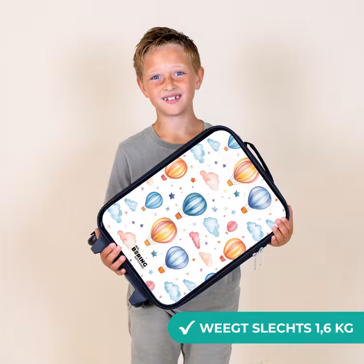 Kinderkoffer - Gekleurde luchtballonnen met sterren en wolken — 2