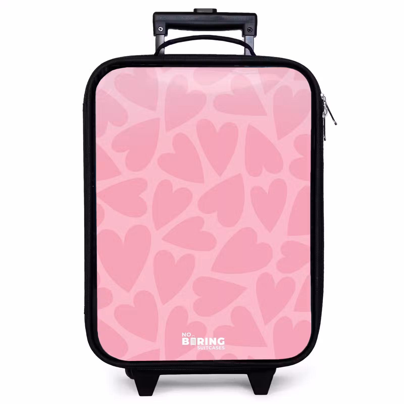 Kinderkoffer - Roze hartjes patroon — 1