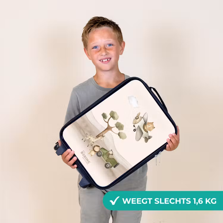 Kinderkoffer - Dieren op safari — 2