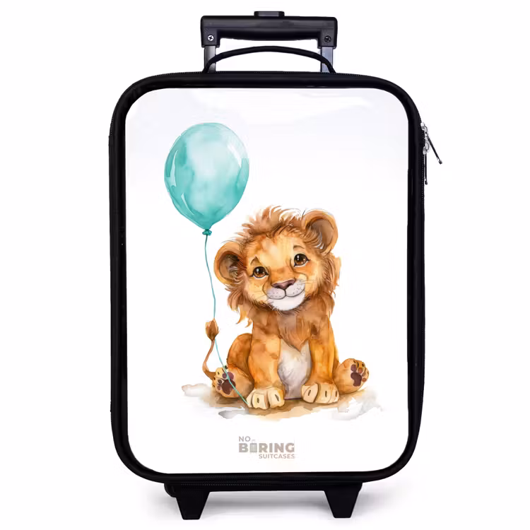 Kinderkoffer - Leeuw met blauwe ballon — 1